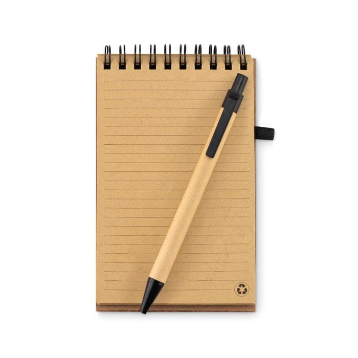 A6 kurk notitieboek met pen